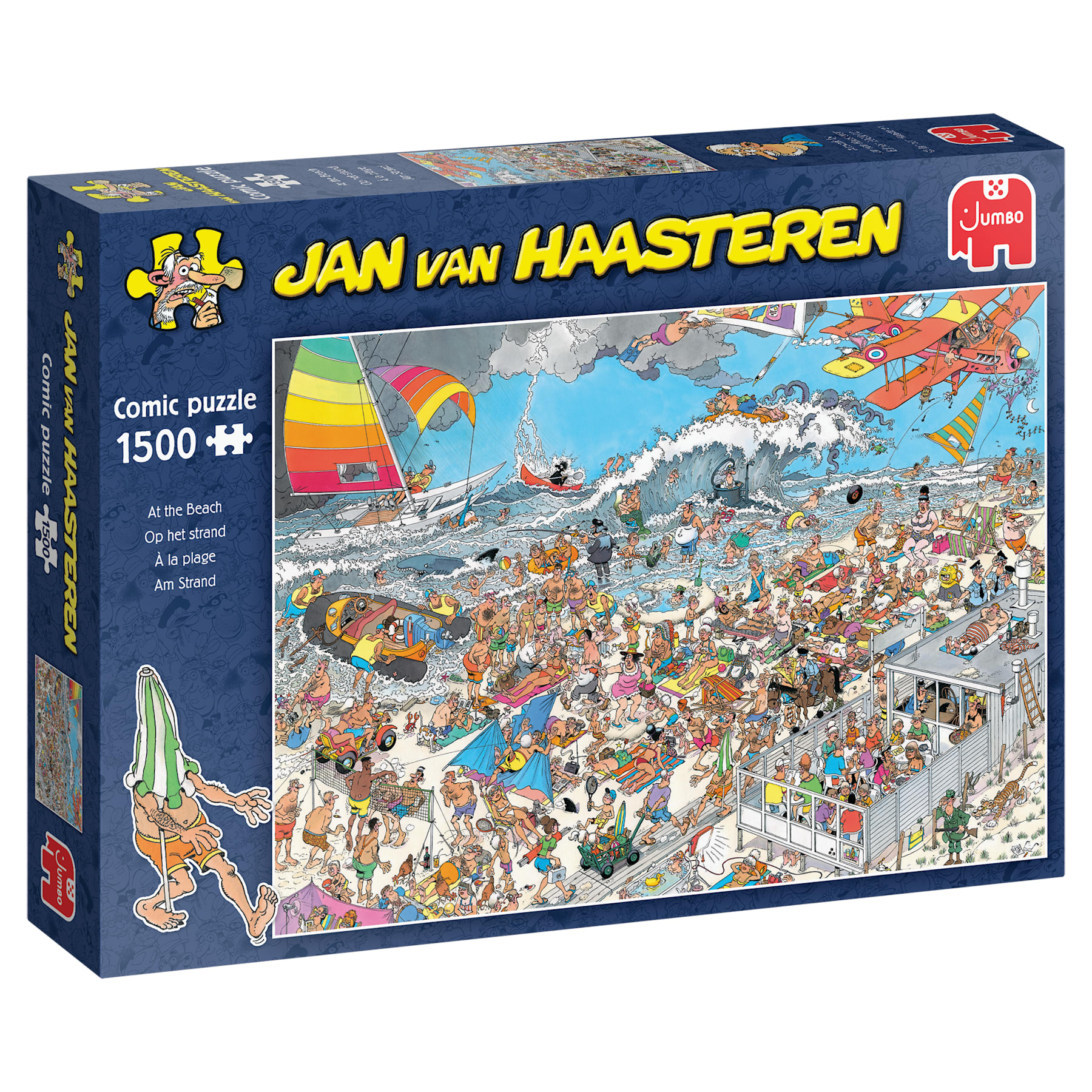 Puzzel 1500 stukjes JvH - Op het strand Puzzel 1500 stukjes JvH - Op het strand