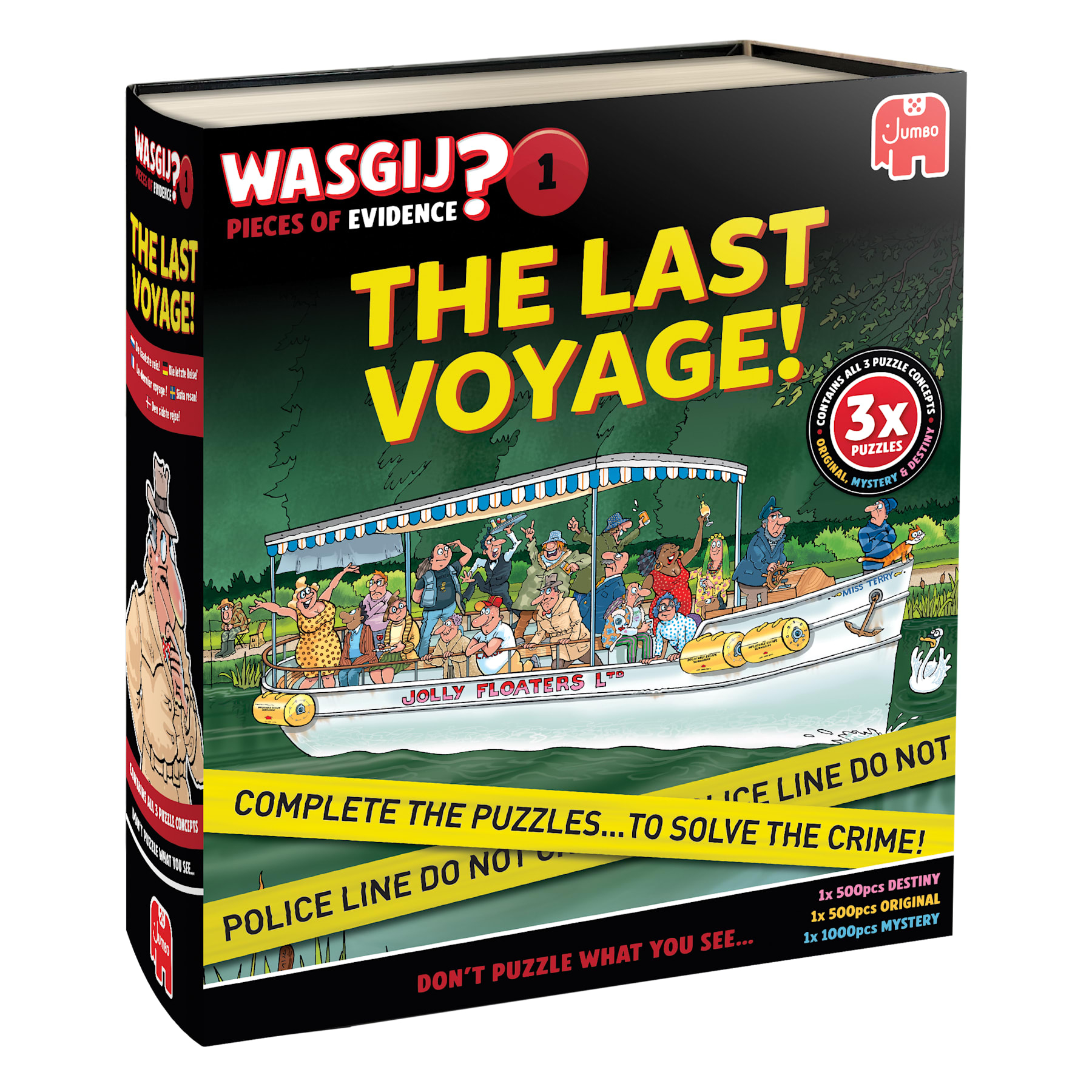 Puzzelset Wasgij Pieces of Evidence 1 - The Last Voyage! Puzzelset Wasgij Pieces of Evidence 1 - The Last Voyage!