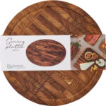 Snijplank Teak rond 28x2cm