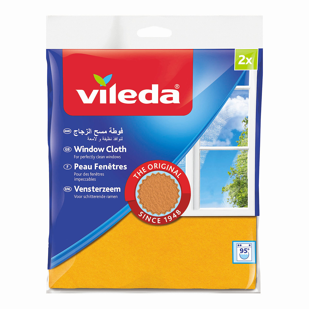 Vileda Original Vensterzeem 2 stuks Vileda Original Vensterzeem 2 stuks