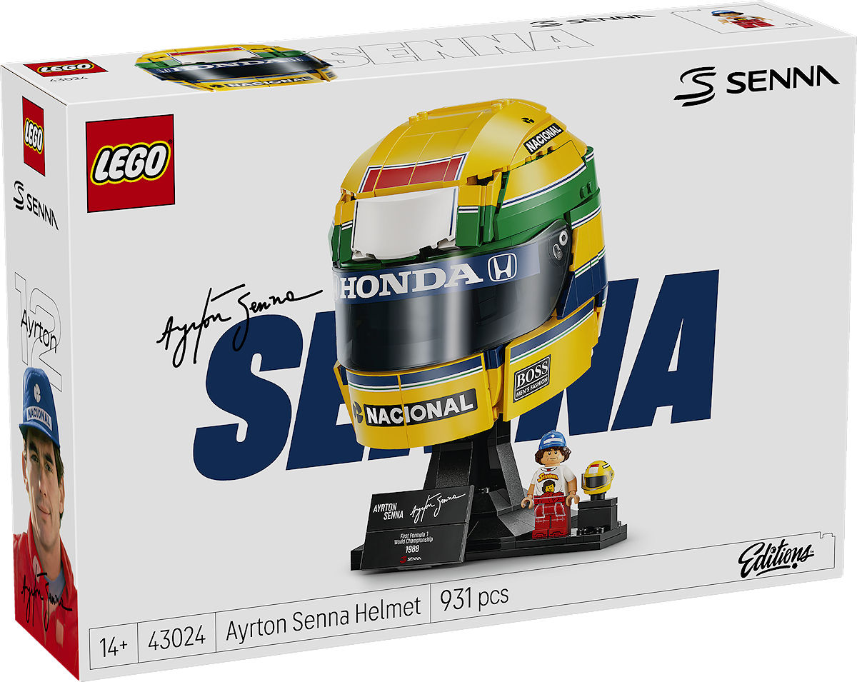 LEGO Editions Formula 1 Helm van Ayrton Senna LEGO Editions Formula 1 Helm van Ayrton Senna