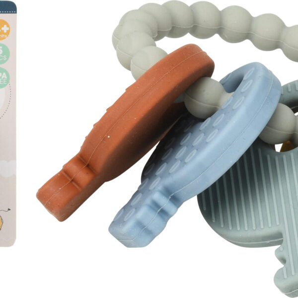 Bijtring Silicone sleutels set 5-delig
