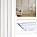Decoratieve wand sierlijst set 4-delig 60cm