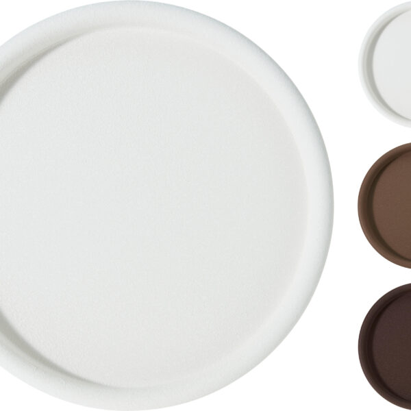 Onderbord Metal 31,5cm - Earth color 3 assortu