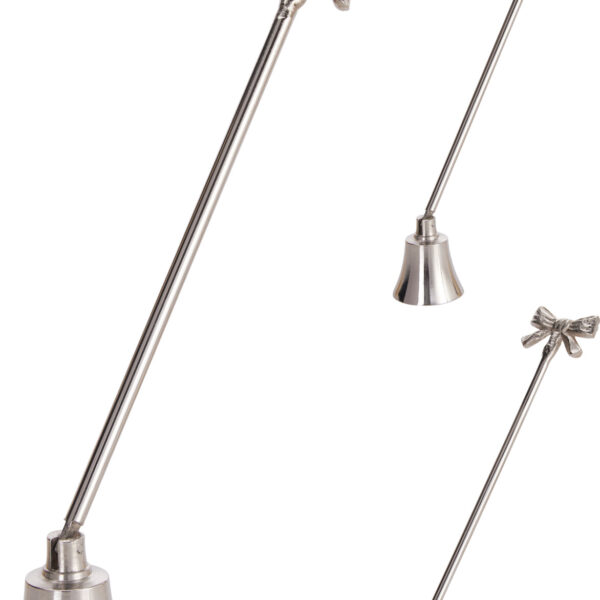Kaarsendover 23x5x4,5cm - Zilver